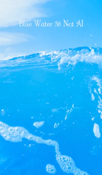 [LINE着せ替え] Blue Water 38 Not AIの画像1