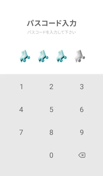 [LINE着せ替え] ローラースケート【ライトブルーⅠ】の画像4