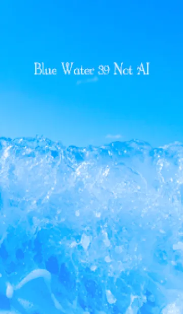 [LINE着せ替え] Blue Water 39 Not AIの画像1