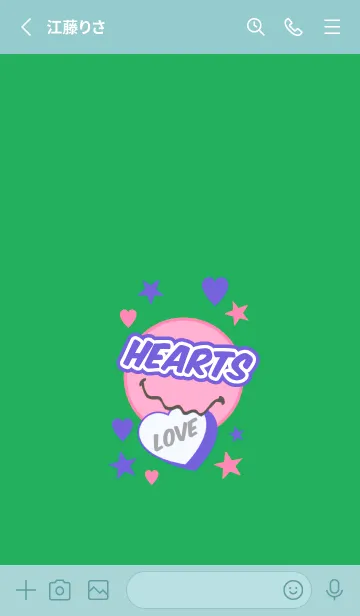 [LINE着せ替え] ラブ スマイル ポップ 24の画像2