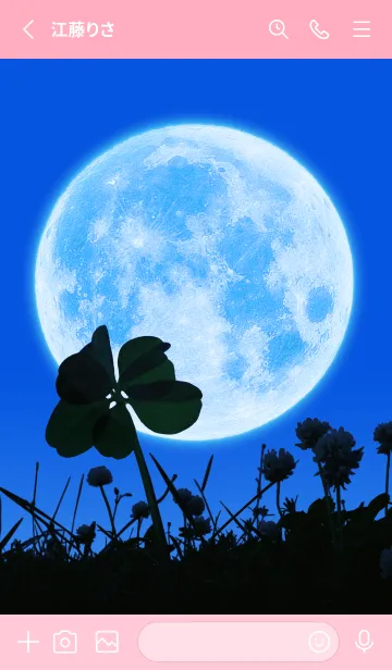 [LINE着せ替え] Real Moon & 7-Leaf Clover #1-5の画像2