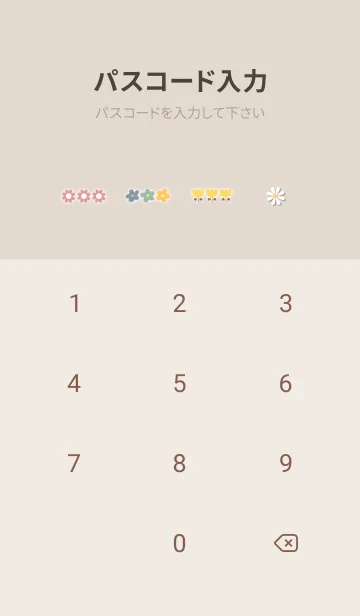 [LINE着せ替え] orange 花とアップル03_1の画像4