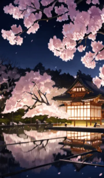 [LINE着せ替え] 桜花繚乱 #EFKaL119。の画像1