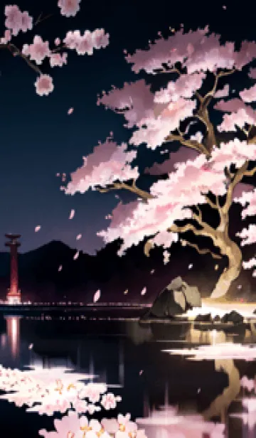 [LINE着せ替え] 桜花繚乱 #EIHX62。の画像1