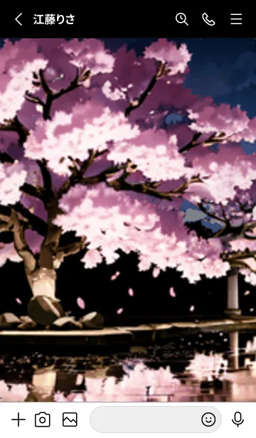 [LINE着せ替え] 桜花繚乱 #EKIQ29。の画像2