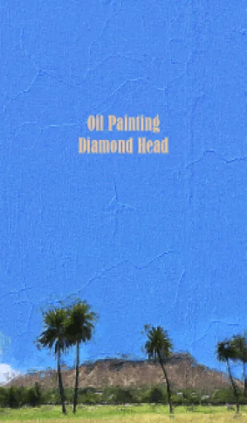 [LINE着せ替え] Oil Painting Diamond Head 80の画像1