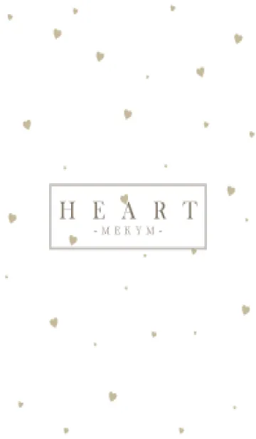 HEART-BEIGE SIMPLE 7の着せ替えメイン画像