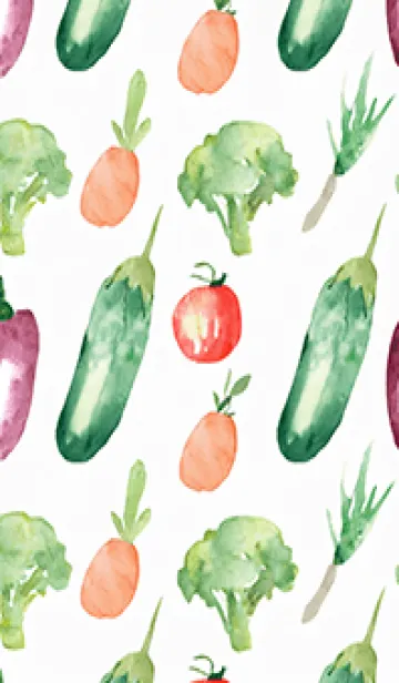 [LINE着せ替え] 【シンプル】お野菜の着せかえ#908の画像1