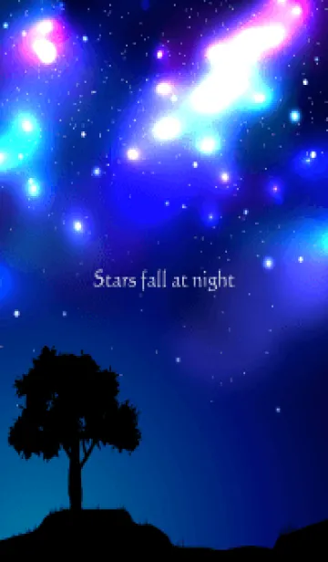 [LINE着せ替え] Stars fall at night-MEKYM 2の画像1