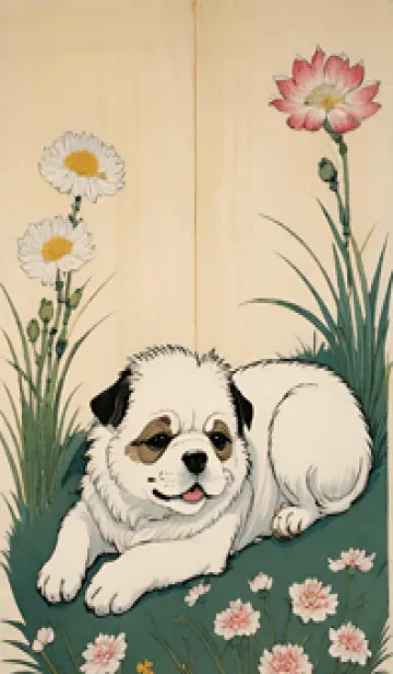 [LINE着せ替え] 浮世絵 ミャオミャオ猫 53e173の画像1