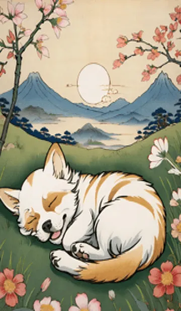 [LINE着せ替え] 浮世絵 ミャオミャオ猫 dACe91の画像1