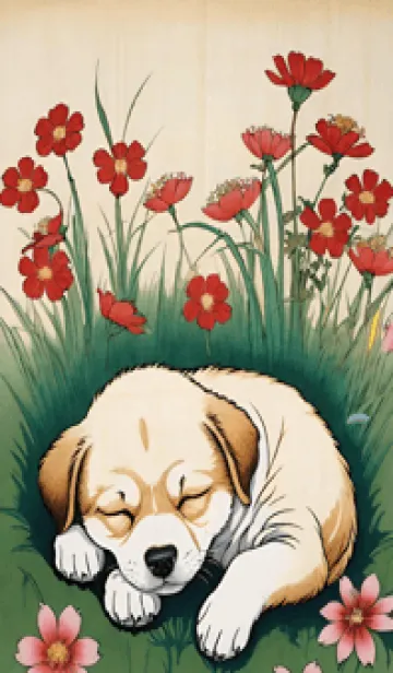 [LINE着せ替え] 浮世絵 ミャオミャオ猫 5068bdの画像1