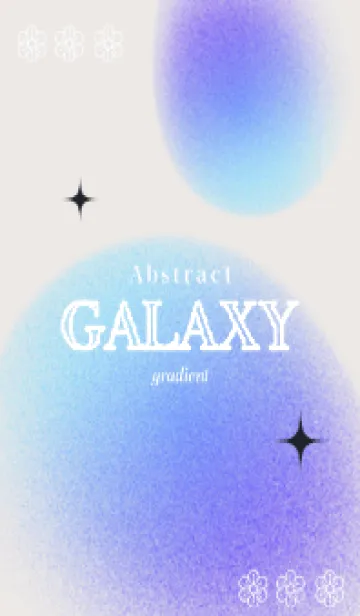 [LINE着せ替え] 抽象的な銀河のグラデーション-lightの画像1