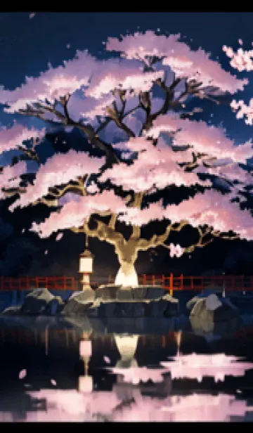 [LINE着せ替え] 桜花繚乱 #EWHI928。の画像1