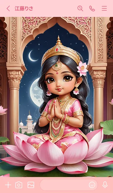 [LINE着せ替え] Cute_Lakshmi- Money & Rich Theme (JP)の画像2