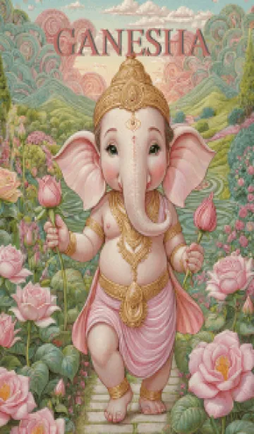 [LINE着せ替え] Ganesha - Rich &Rich Theme (JP)の画像1