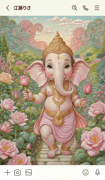 [LINE着せ替え] Ganesha - Rich &Rich Theme (JP)の画像2