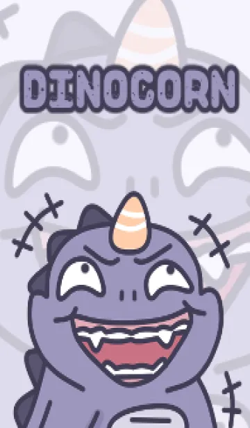[LINE着せ替え] Purple Dinocornの画像1