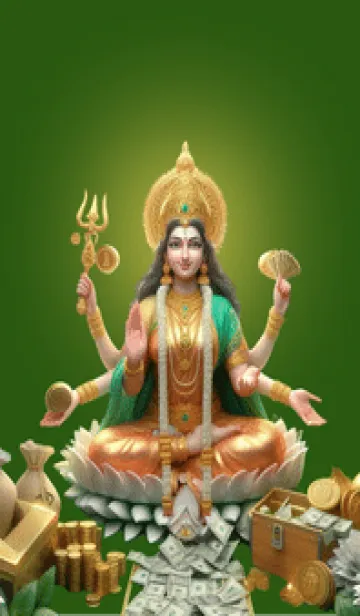 [LINE着せ替え] Maha Uma Devi - moneyの画像1