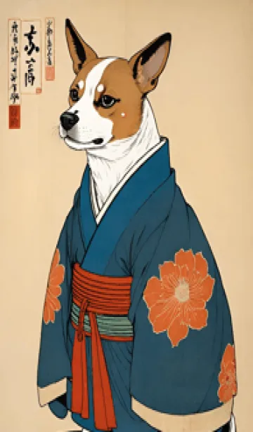 [LINE着せ替え] 浮世絵 - 鯨 D5E4e0の画像1