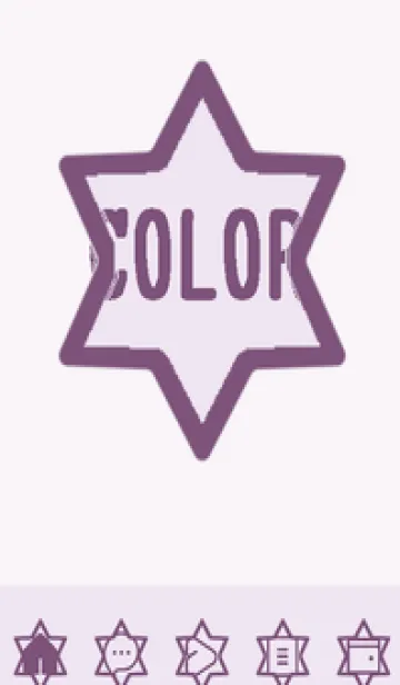 [LINE着せ替え] purple color S58の画像1