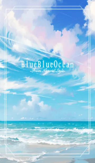 [LINE着せ替え] BlueBlueOcean-Natural Style-の画像1