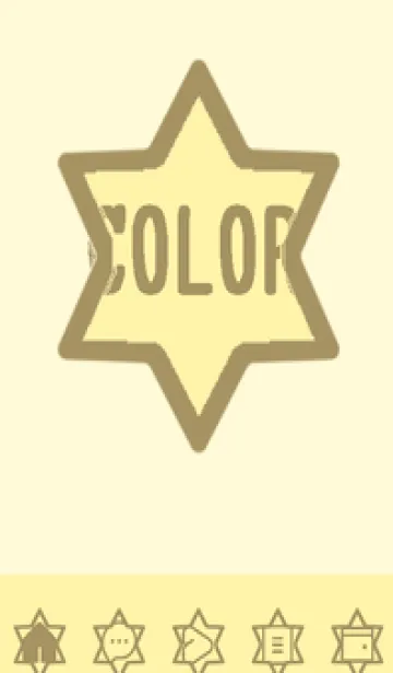 [LINE着せ替え] yellow color S60の画像1