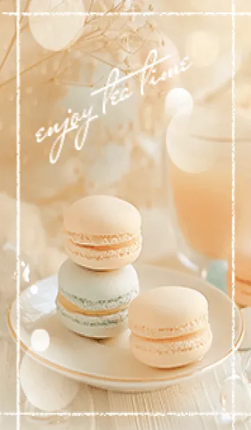 [LINE着せ替え] beige お洒落なティータイム02_1の画像1