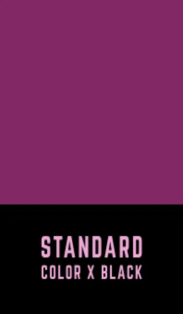 [LINE着せ替え] スタンダード カラー X ブラック 5の画像1