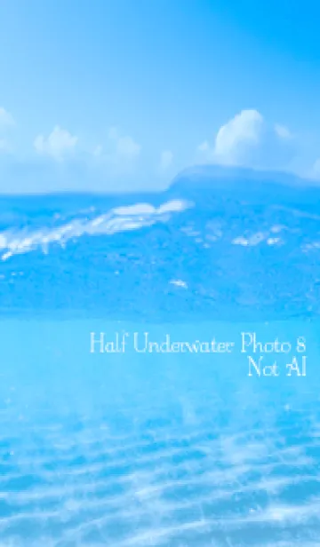 [LINE着せ替え] Half Underwater Photo 8 Not AIの画像1