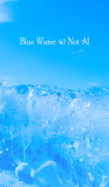 [LINE着せ替え] Blue Water 40 Not AIの画像1