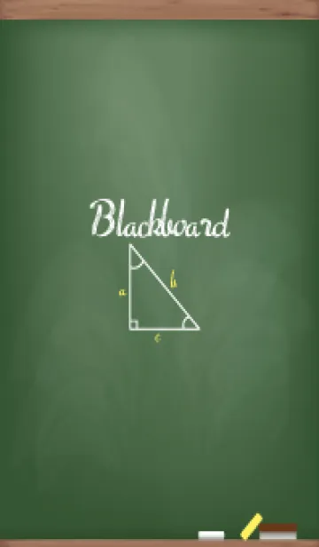 [LINE着せ替え] Blackboard Simple..15の画像1