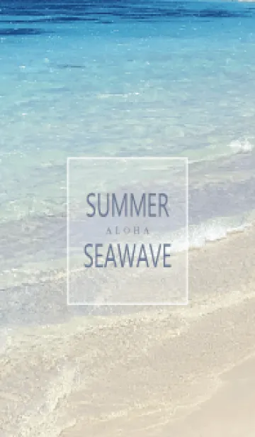 [LINE着せ替え] SUMMER-BLUE SEA WAVE HAWAII 2の画像1