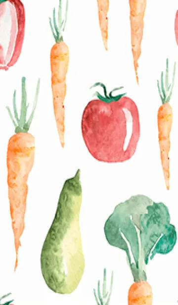 [LINE着せ替え] 【シンプル】お野菜の着せかえ#926の画像1