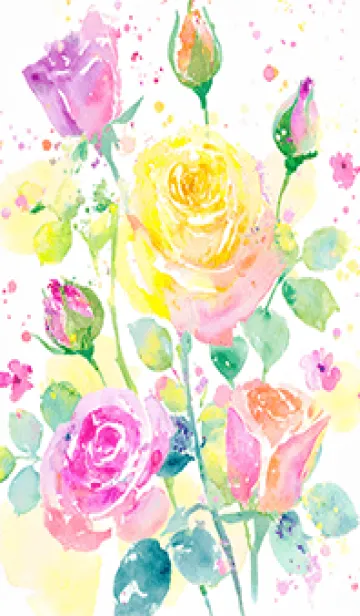 [LINE着せ替え] 薔薇(バラ)の花の着せかえ(R4096)の画像1