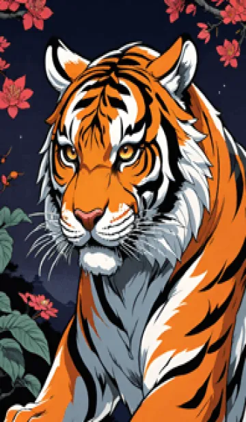 [LINE着せ替え] ネコ サクラ タイガー dBNdBの画像1