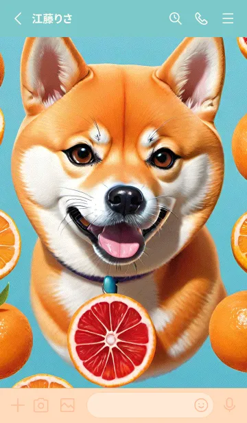 [LINE着せ替え] しばんばん OFm0gの画像2