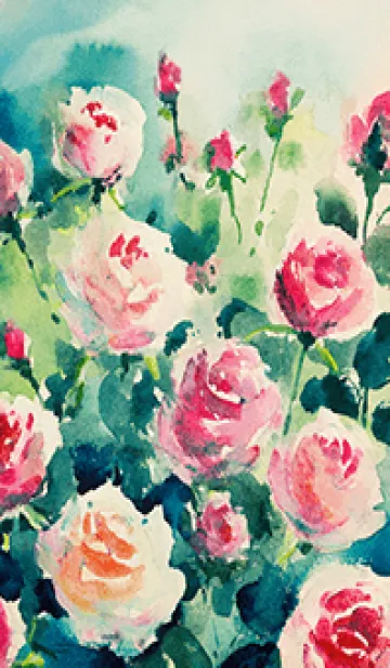 [LINE着せ替え] 薔薇(バラ)の花の着せかえ(R4100)の画像1