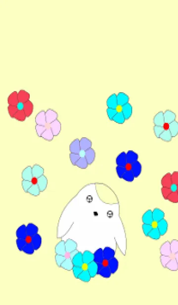 [LINE着せ替え] 鳥と花の写真3-金色の画像1