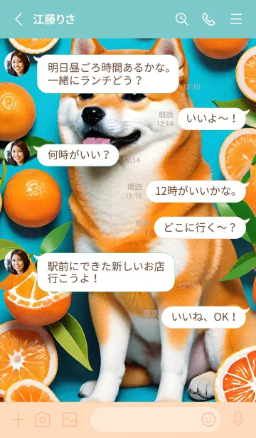 [LINE着せ替え] しばんばん cF1fBの画像3