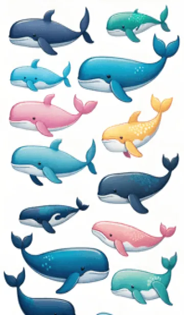 [LINE着せ替え] 鯨魚圖鑑 8YD8pの画像1