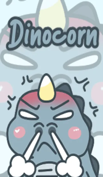 [LINE着せ替え] Blue Dinocornの画像1