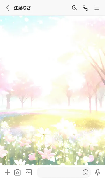 [LINE着せ替え] 優美な春の風景の着せかえ(Spring-813)の画像2