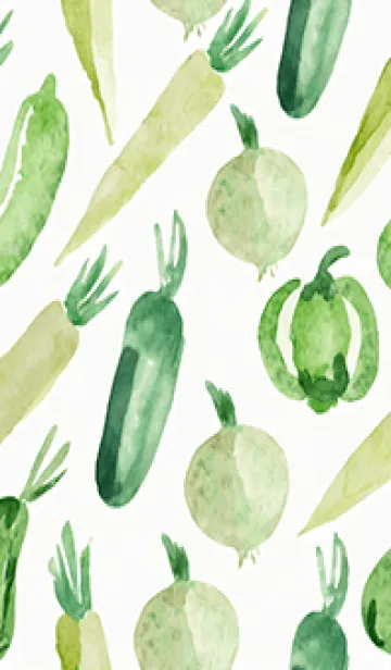 [LINE着せ替え] 【シンプル】お野菜の着せかえ#942の画像1