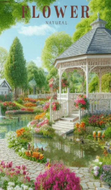 [LINE着せ替え] FLOWER GARDEN NATURAL 19の画像1
