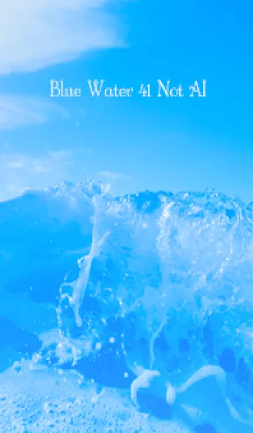 [LINE着せ替え] Blue Water 41 Not AIの画像1