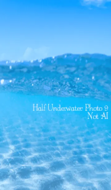 [LINE着せ替え] Half Underwater Photo 9 Not AIの画像1