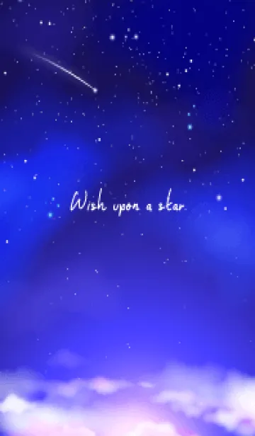 [LINE着せ替え] Wish upon a star-BLUE PURPLEの画像1