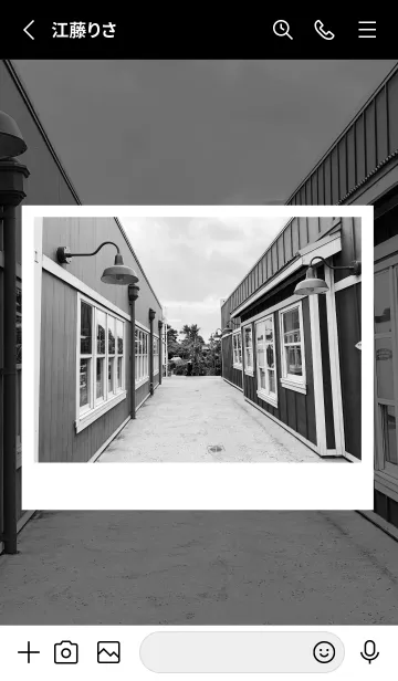 [LINE着せ替え] monochrome photograph 19の画像2