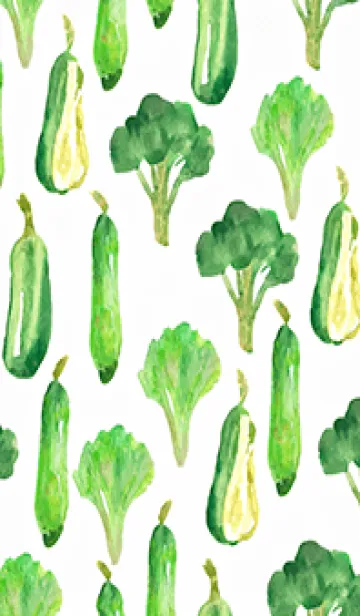 [LINE着せ替え] 【シンプル】お野菜の着せかえ#957の画像1
